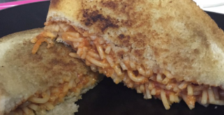 Spaghetti Grilled Cheese