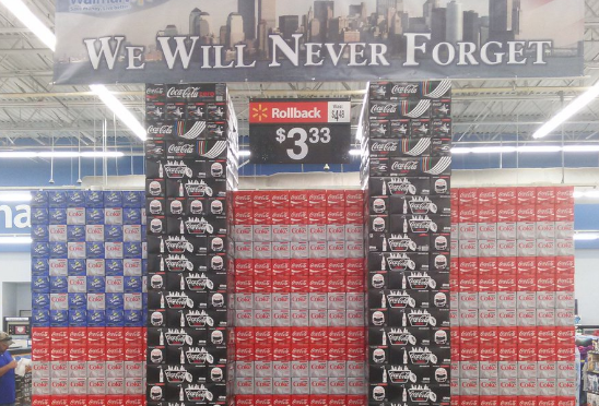 Walmart 9/11 Display