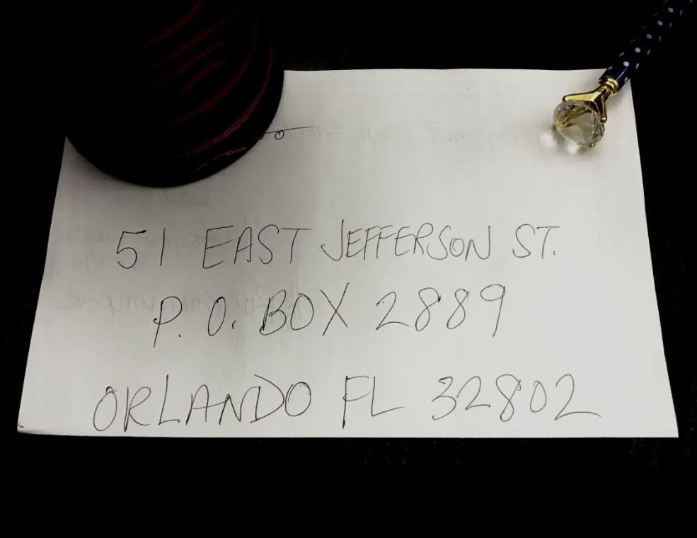 PO BOX - SEND US STUFF