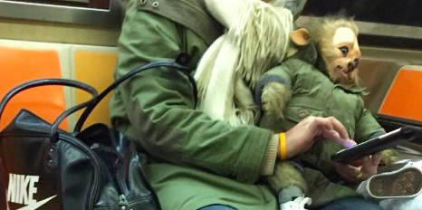 Baby Werewolf on Subway