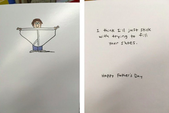 Bizarre Father's Day Card