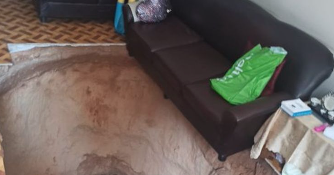 Sinkhole in Israeli Apartment