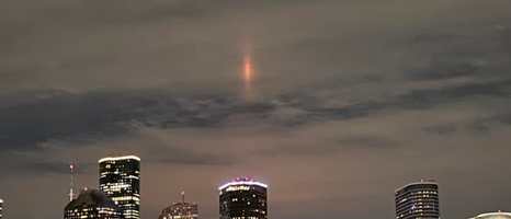 Mysterious Light Over Houston