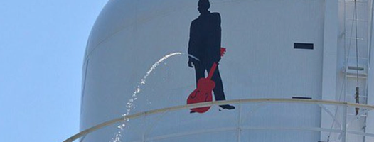 Johnny Cash Water Tower Leaking!