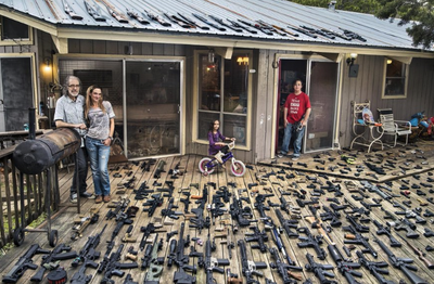 Family Shows Off Guns