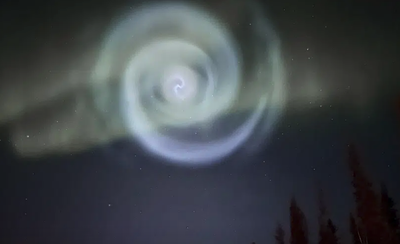 Mystery Spiral In The Sky!