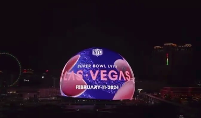 Super Bowl Vegas Sphere