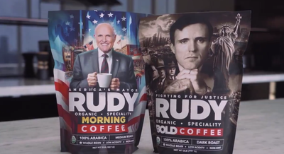 Rudy Giuliani Coffee Ad