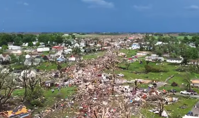 Iowa Tornado Damage