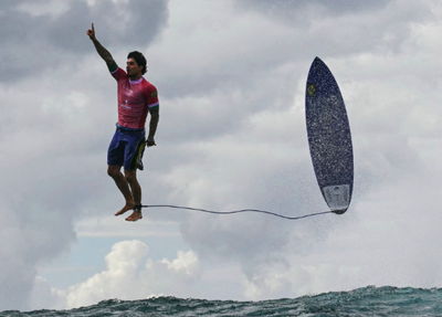 Olympic Surfer Photo