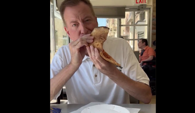 Bill De Blasio Pizza Video