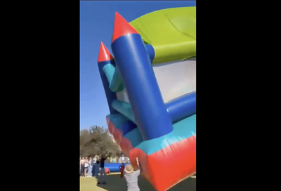 Bounce House Flying