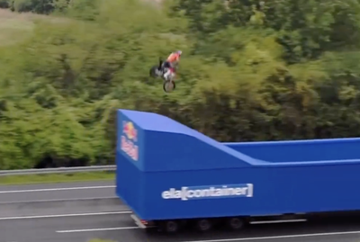 Crazy Semi Stunt
