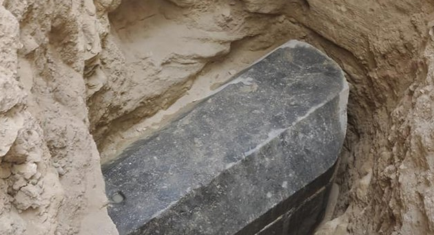 Black Sarcophagus Found