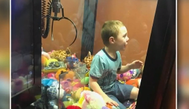 Kid Stuck in Claw Machine