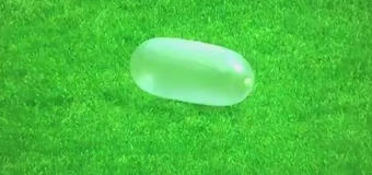 Condom on Baseball Field