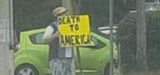 Death To America Sign