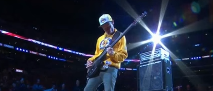 Flea Plays National Anthem