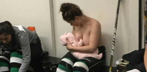 Breastfeeding in Locker Room