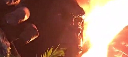 King Kong Bursts Into Flames