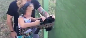 3-year-old Shoots Rifle