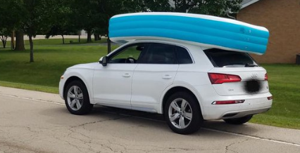 Pool on the Car Roof