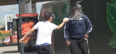 YouTube "Prankster" Throws Water