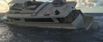 Yacht Run Aground