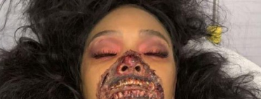 Dancer's Zombie Makeup